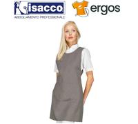 Isacco GREMBIULE PAPEETE LONG Donna Poncho Casacca Smoke Albergo Divisa Pulizie