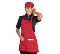 Isacco Grembiule Piccadilly - Isacco Rosso, Rosso, 65% Poliestere 35% Cotone