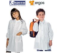 Isacco Grembiule POLLICINO Asilo Scuola Materna Unisex Grembiulino Bianco 000200