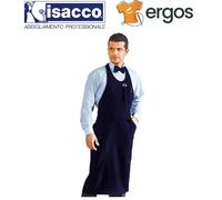 Isacco GREMBIULE SOMMELIER Blu Unisex Bistrot Enoteca Barista Maitre Cameriere