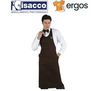 Isacco GREMBIULE SOMMELIER Marrone Unisex Bistrot Enoteca Barista Maitre Cuoco