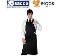 Isacco GREMBIULE SOMMELIER Nero Unisex Bistrot Enoteca Barista Maitre Cameriere