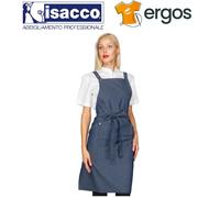 Isacco GREMBIULE WATSON Pettorina Jeans Cuoca Lavapiatti Cameriere Barista Pub