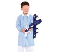 Grembiule Pollicino - Isacco Quadretto Azzurro 3 Anni