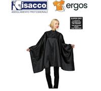 Isacco MANTELLINA Nero per Parrucchiere Salone Estetista Antimacchia Superdry