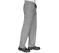 ISACCO Pantachef Unisex in 100% Cotone (Pied de Poule)