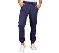ISACCO Pantagiraffa Unisex con Elastico in 100% Cotone (Vienna Blu)