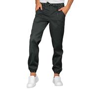 ISACCO Pantagiraffa Unisex con Elastico in 100% Cotone (Vienna Nero)
