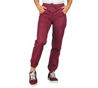 ISACCO Pantagiraffa Unisex con Elastico in 100% Poliestere Impermeabile Bordeaux