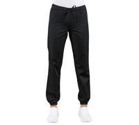 ISACCO Pantagiraffa Unisex con Elastico in Cotone Super Elasticizzato (Nero)