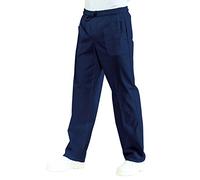 Isacco Pantalone con elastico Blu, Blu, L, 100% Cotone, 185 gr/m²