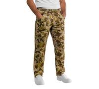 Isacco Pantalone con elastico Mimetico 04, Mimetico 04, L, 100% Cotone, 190 gr/m²