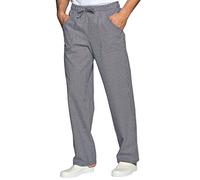 Isacco Pantalone con elastico Pied de Poule, Pied de Poule, L, 100% Cotone, 240 gr/m²
