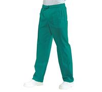 Isacco Pantalone con elastico Verde, Verde, L, 100% Cotone, 185 gr/m²