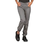 Isacco Pantalone Unisex 195 Grammi con Elastico Caviglia-Grigio-L