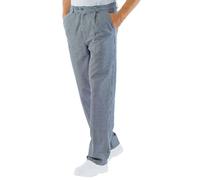 ISACCO Pantalone Unisex Cuoco in 100% Cotone (Pied de Poule)