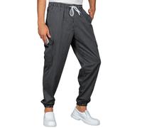 ISACCO Pantalone Unisex PANTAWORK in 100% Cotone (Vienna)