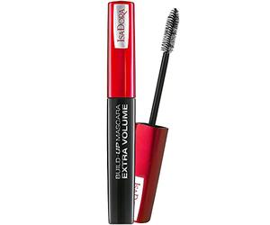 IsaDora Build Up Mascara Black - Extra Volume e Lunghezza per Ciglia Spesse e Lunghe - Allungante a Lunga Durata per Occhi Sensibili - Vegano Cruelty Free 01 Super Black