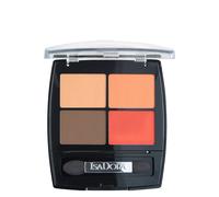 Isadora Eye Shadow Quartet 22 Vibrant Tangerine Palette Ombretti Polvere Compatta