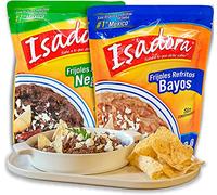 Isadora - Pack Bay Beans + Fagioli Neri Fritti Pronti a Scaldare e Servire. Indispensabile per accompagnare qualsiasi piatto o per le enfrijoladas. Confezione da 2
