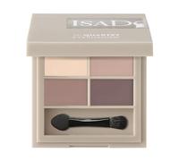 Isadora The Eyeshadow Quartet 01 Muddy Nudes - Mini Palette Ombretti, 4 Tonalità Complementari, Formula Cremosa, Vegan
