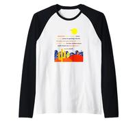Isaia 43 19 Ecco, io STO Facendo Una Cosa Nuova, Arte del Deserto Maglia con Maniche Raglan