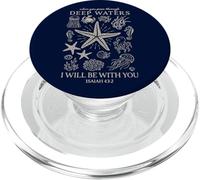 Isaia 43: 2 Bibbia Citazione Abbigliamento Acque Profonde Cristiano PopSockets PopGrip per MagSafe