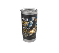 Isaiah 40:31 Wait on the LORD, Renew Strength Eagle Bicchiere termico in acciaio inox doppia parete