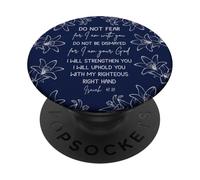 Isaiah 41:10 Christian Bible Verse Faith Quote Inspirational PopSockets PopGrip Adesivo