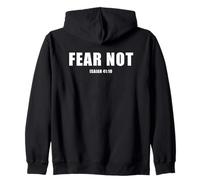 Isaiah 41:10 Fear Not Bible Promise of Protection & Blessing Felpa con Cappuccio