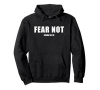 Isaiah 41:10 Fear Not Bible Promise of Protection & Blessing Felpa con Cappuccio