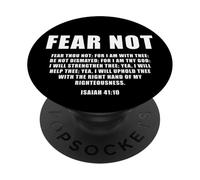 Isaiah 41:10 Fear Not Bible Promise of Protection & Blessing PopSockets PopGrip Adesivo