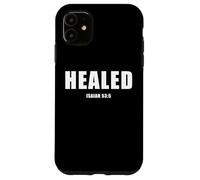 Isaiah 53:5 Bible Verse Promise of Healing and Health Faith Custodia per iPhone 11