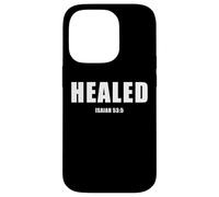 Isaiah 53:5 Bible Verse Promise of Healing and Health Faith Custodia per iPhone 14 Pro