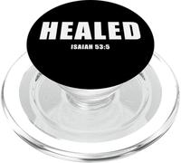 Isaiah 53:5 Bible Verse Promise of Healing and Health Faith PopSockets PopGrip per MagSafe