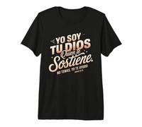 Isaías 41:13 Versetto biblico Spagnolo - Yo Soy Tu Dios No Temas Maglietta Premium