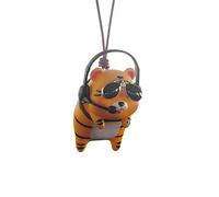 ISAKEN Ciondolo per Auto con Panda, Auto Specchio Interno Pendente Pendente, Ciondolo Specchietto Retrovisore Ornamento per La Decorazione Dell'Auto Pendente Oscillante Panda