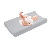 ISAKEN Coprifasciatoio per Pannolini per Bambini, Fasciatoio in Tessuto Elasticizzato per Neonato, Staccabile Materasso Culla Lenzuolo Copertura per Fasciatoio Morbido e Traspirante