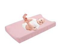 ISAKEN Coprifasciatoio per Pannolini per Bambini, Fasciatoio in Tessuto Elasticizzato per Neonato, Staccabile Materasso Culla Lenzuolo Copertura per Fasciatoio Morbido e Traspirante