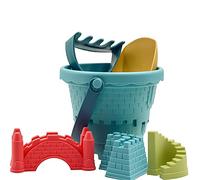 ISAKEN Giochi Spiaggia Bambini Set di Secchiello e Paletta Mare Giochi Sabbia, Kit Spiaggia Bambini Giocattoli da Spiaggia Set Regali per Ragazzi e Ragazze