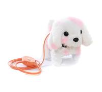 ISAKEN Peluche Cane Interattivo Giocattolo Elettronico Cane che Cammina e Abbaia Peluche Elettronico Cane Giocattolo, Regalo di Compleanno per Bambini Bambina