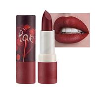 ISAKEN Rossetto Idratante a Lunga, Rossetto Opaco, Pastello a Lunga Durata Impermeabile a Prova di Sbavature, Durata Trucco per Labbra Idratante Regali per Donne e Ragazze