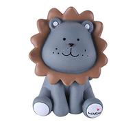 ISAKEN Salvadanaio Bambini Salvadanaio a Forma di Leone Piccolo Salvadanaio Animale in Resina Banca di Monete Carino Salvadanai Decorativi Creativo per Monete o Appunti per Bambini