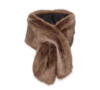 ISAKEN Sciarpa in Pelliccia Sintetica, Sciarpa Invernale Calda Scialli in Pelliccia Scialle Invernale Donna Scialle Caldo Donna Scialle di Peluche da Donna Sciarpa Calda Invernale per Donne Ragazze