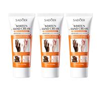 ISAKEN Set di 3 Creme per Mani Sbiancanti da 100 g, Crema Idratante per i Piedi, Lozione per le Mani per Donne e Uomo, Crema Mani da Viaggio per la Festa della Mamma, Natale, Compleanno