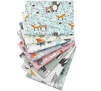 ISAKEN Tessuti Stampati Cotone Tessuto Patchwork Cotone Tessuto Patchwork Stoffe Tessuto Cotone Stoffa Stile Giapponese Patchwork Cucito Creativo per Hobby Creativi Quilting Tessuto