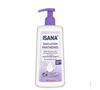 ISANA Body Lotion Pantenolo - 10% complesso di cura con glicerina e lipidi vegetali, senza profumo, lenitivo per pelli sensibili, vegano, senza microplastica, 300 ml