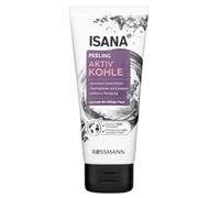 ISANA Gel esfoliante attivo al carbone, 75 ml, per ogni tipo di pelle, con estratto di albicocca e vitamina B5, corpo esfoliante di origine naturale
