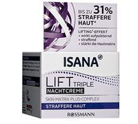 Isana Lift Triple Crema Notte - Efficace effetto Lift, 50 ML