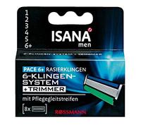 ISANA Men Pace 6+ - Lame da rasoio, 8 pezzi